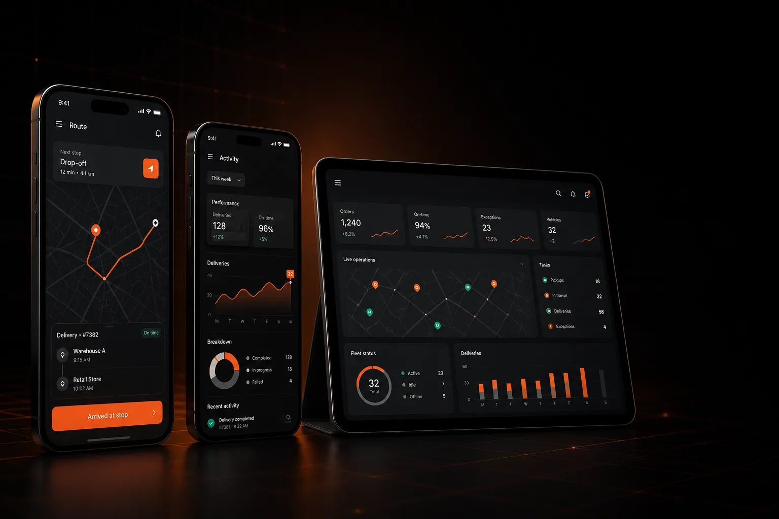 Mobile applications and dispatch system created by Keninsula